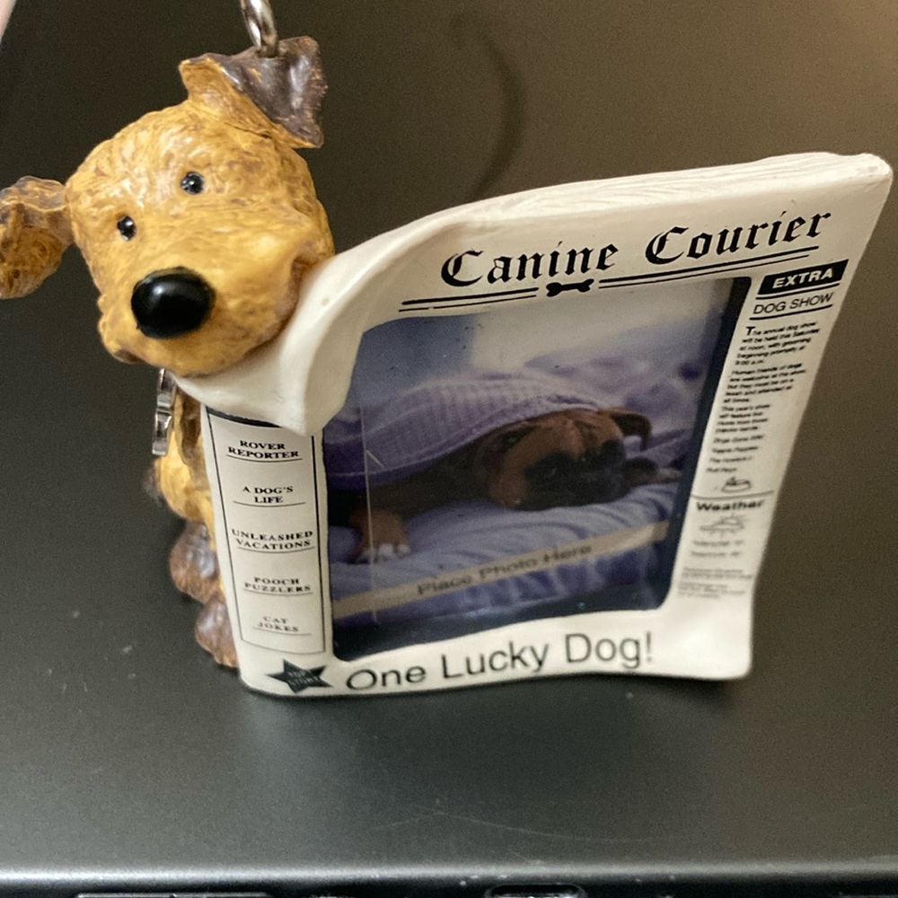 Dog Photo Frame Ornament